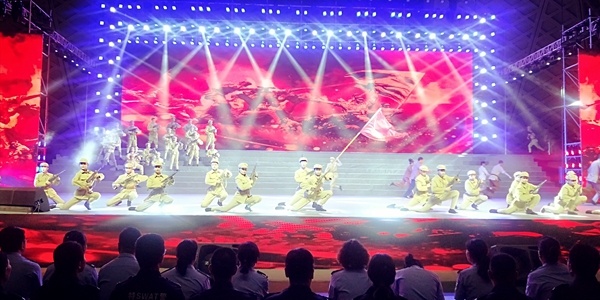 边疆小城祝福祖国