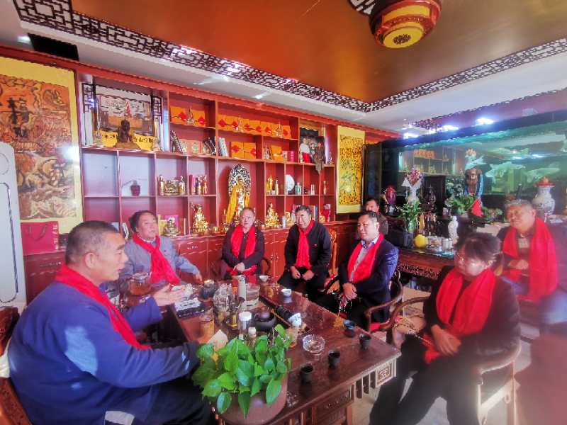 河北省唐山市冀东革命史研究会领导参观唐山燕山爱国主义教育基地