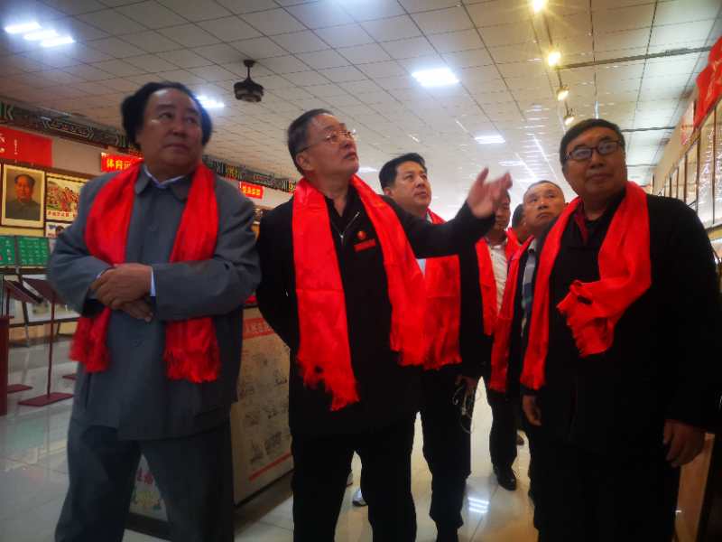 河北省唐山市冀东革命史研究会领导参观唐山燕山爱国主义教育基地