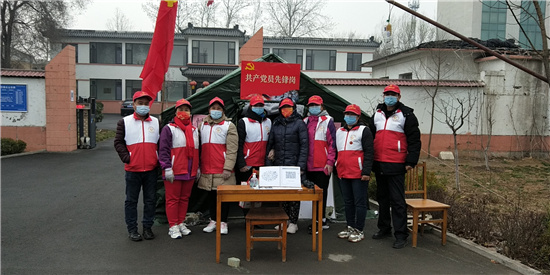 公益在线淄博站志愿者防疫情冲在一线